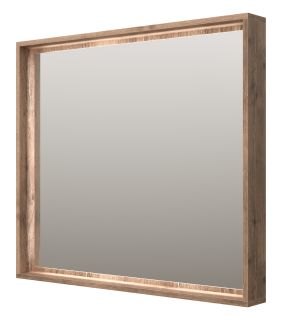 Зеркало с подсветкой Brevita Dallas DAL-02090-074 90см дуб Галифакс олово